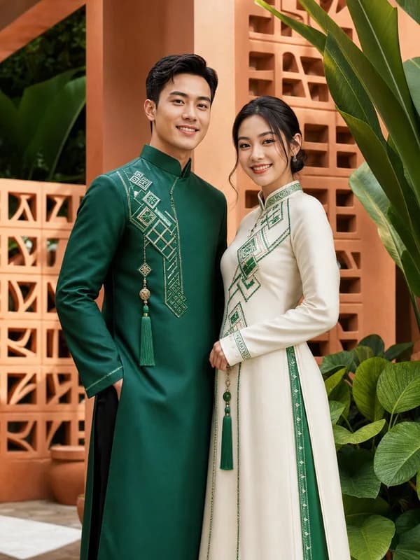 Ảnh minh họa mẫu thiệp Mộc Jade Modern